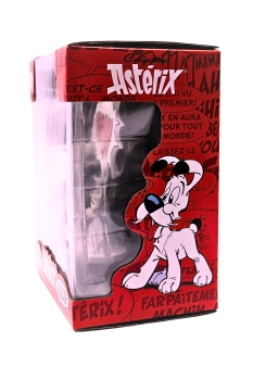 Asterix " Idefix Skulptur mit Sprechblase aus resin" von Plastoy